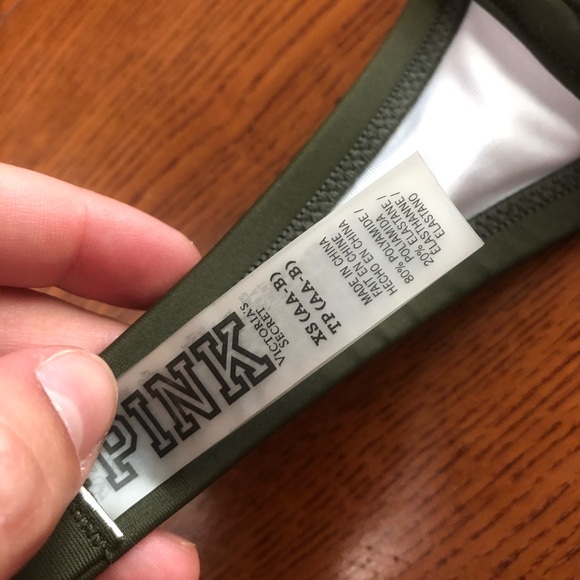 VS Pink Bikini Top - Olive green - Picture 3 of 3